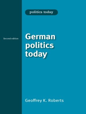 cover image of German politics today